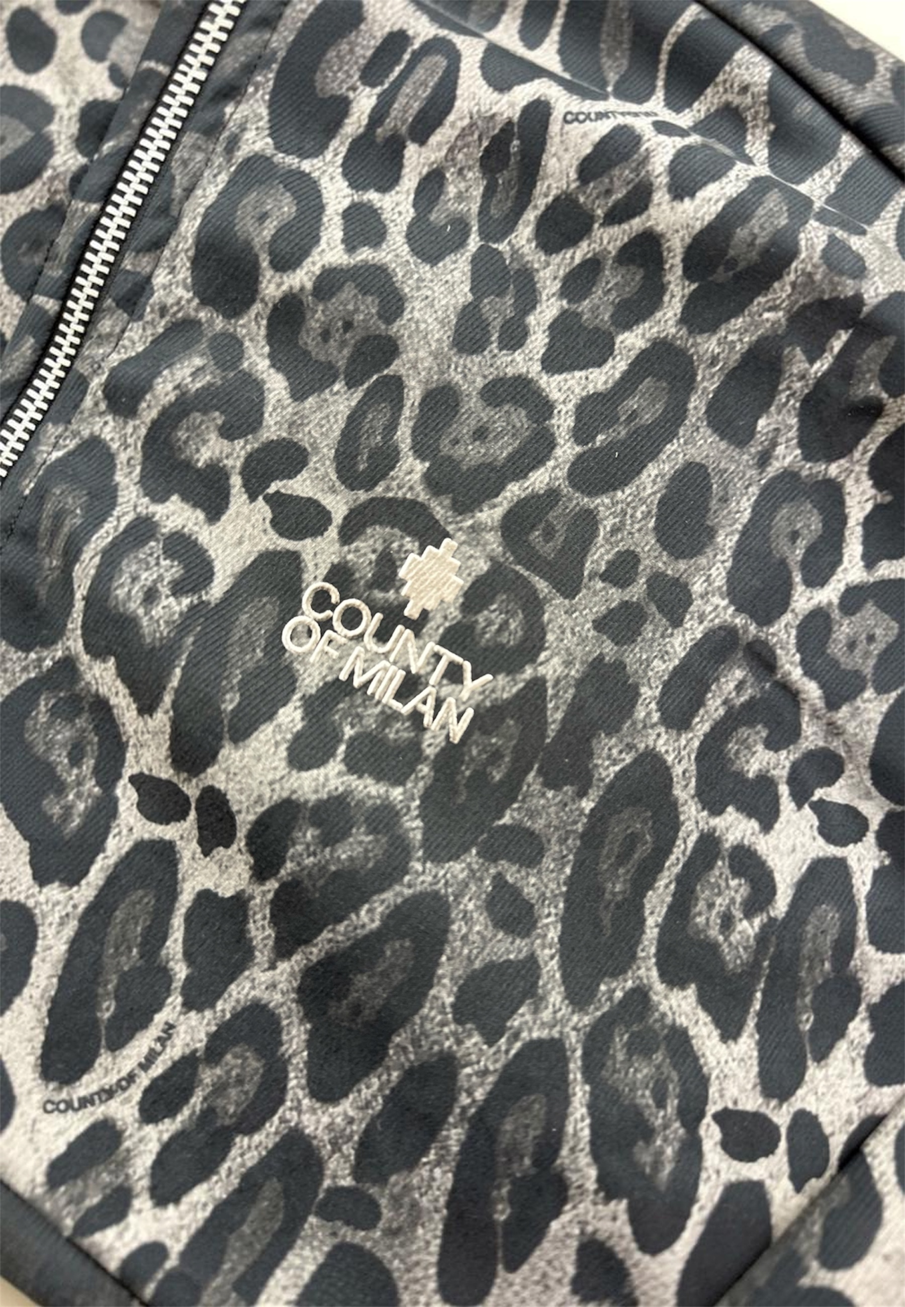 Damen Zip Pullover County Of Milan Phantasie maculata