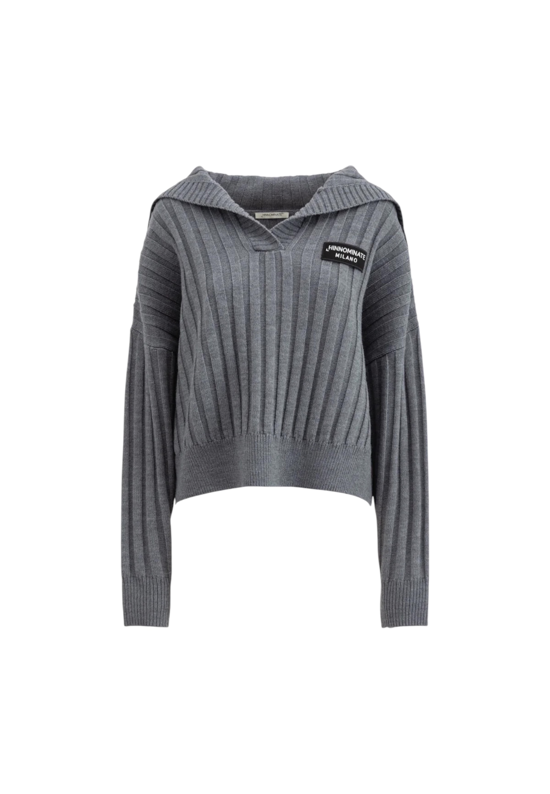 Polo a coste Donna HINNOMINATE scollo V 