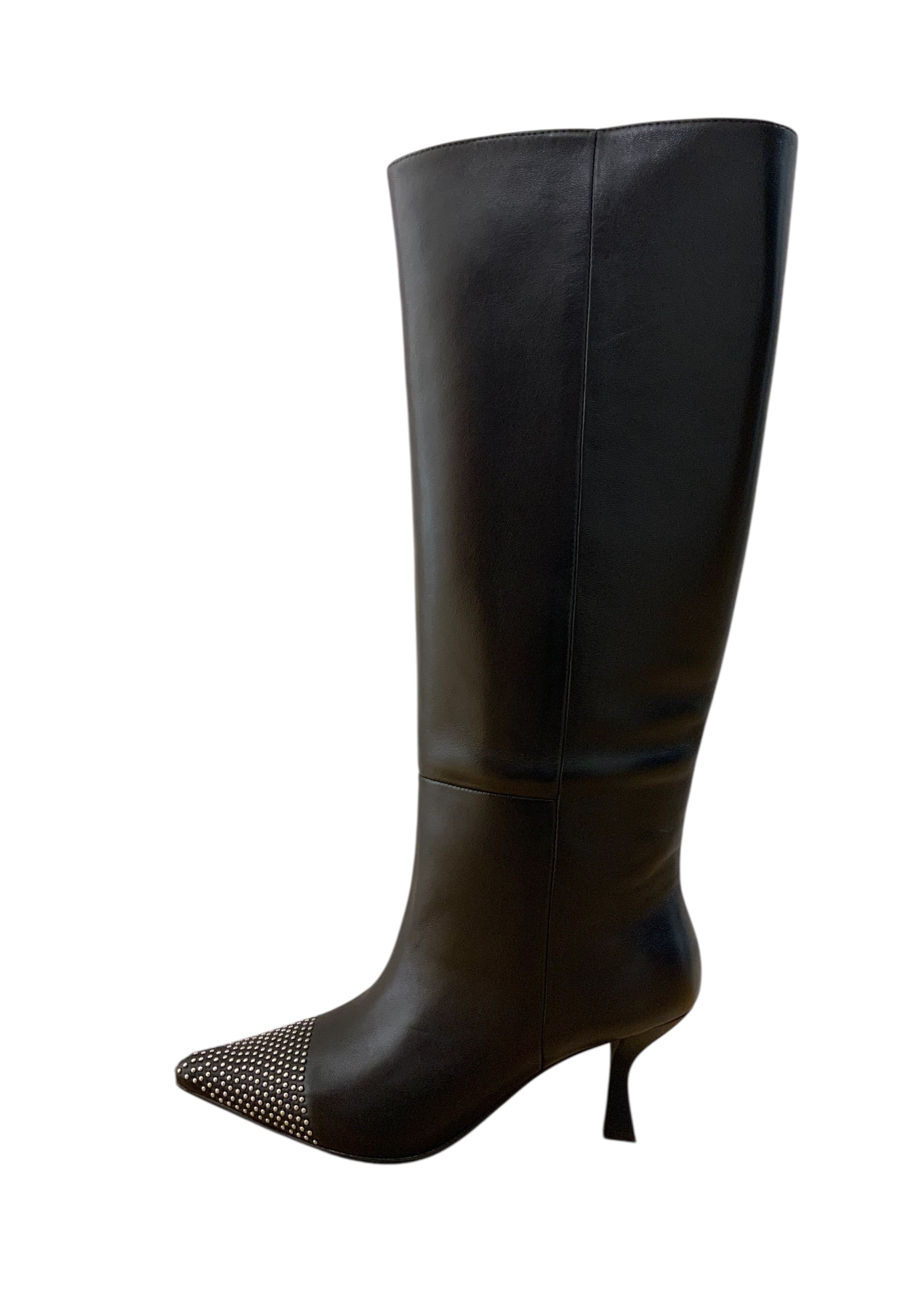 Stivale alto tacco 7cm Donna marc ellis con punta borchiata 