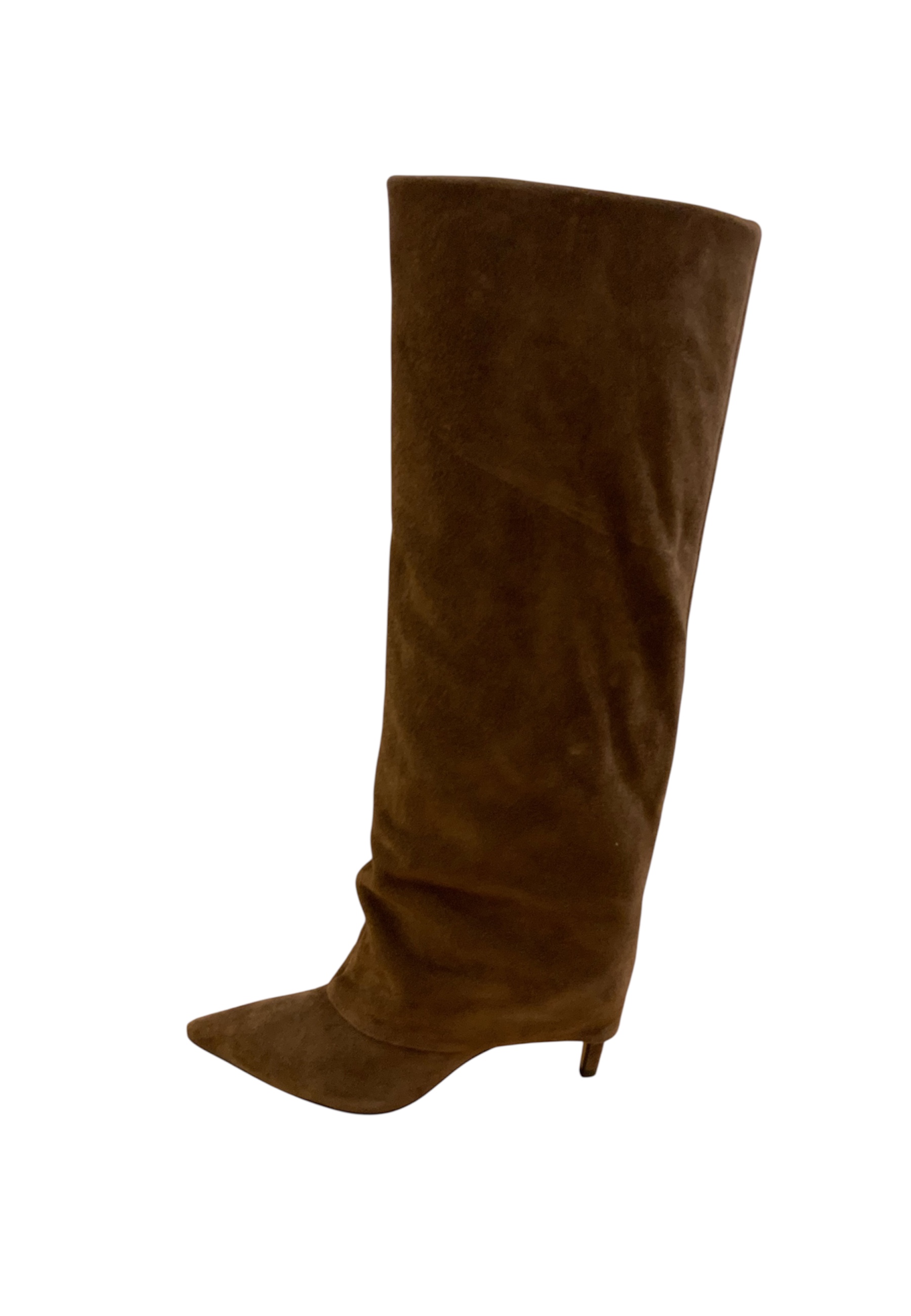 Stivali in camoscio con piega Donna CARRANO tacco 5 cm 