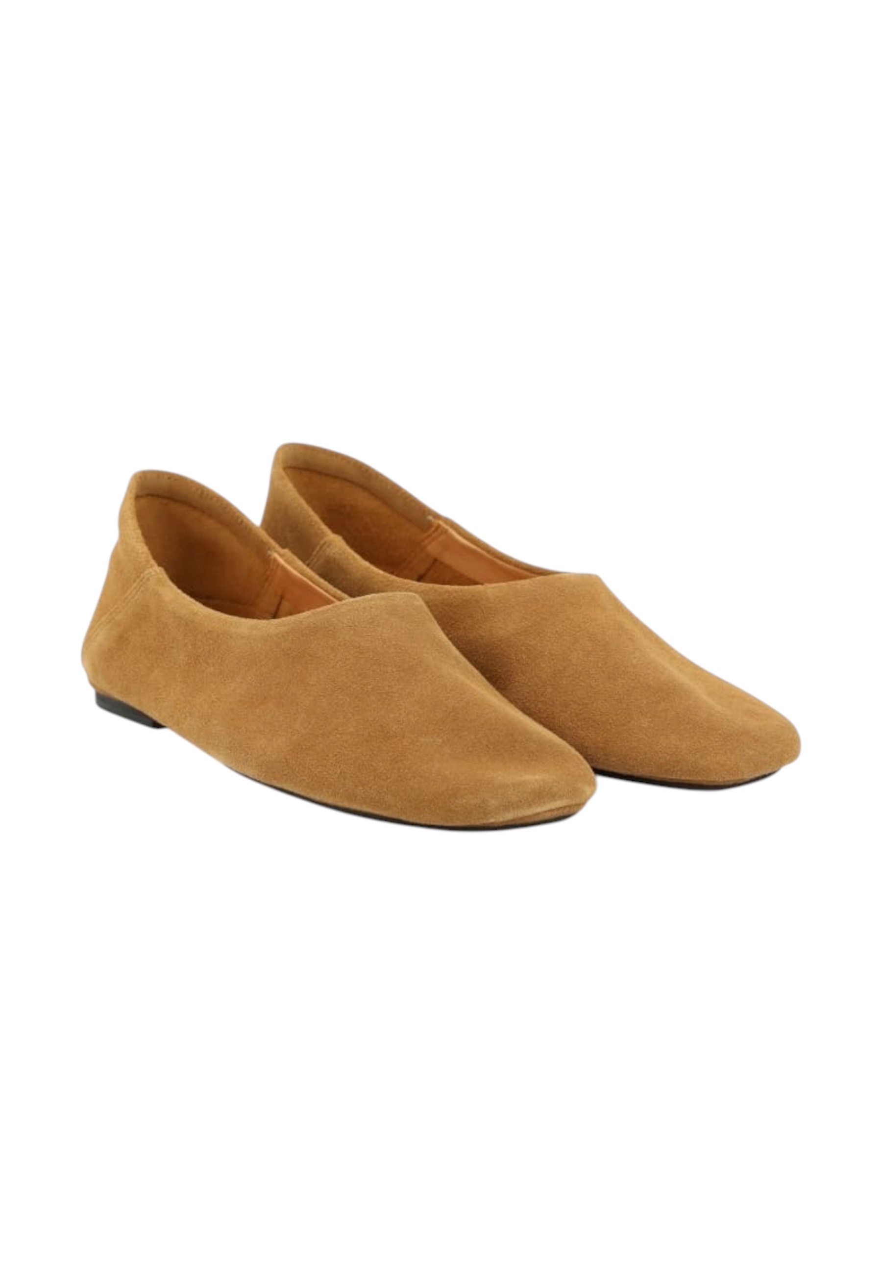 Ballerina punta cuadrada Mujer Inuovo in suede