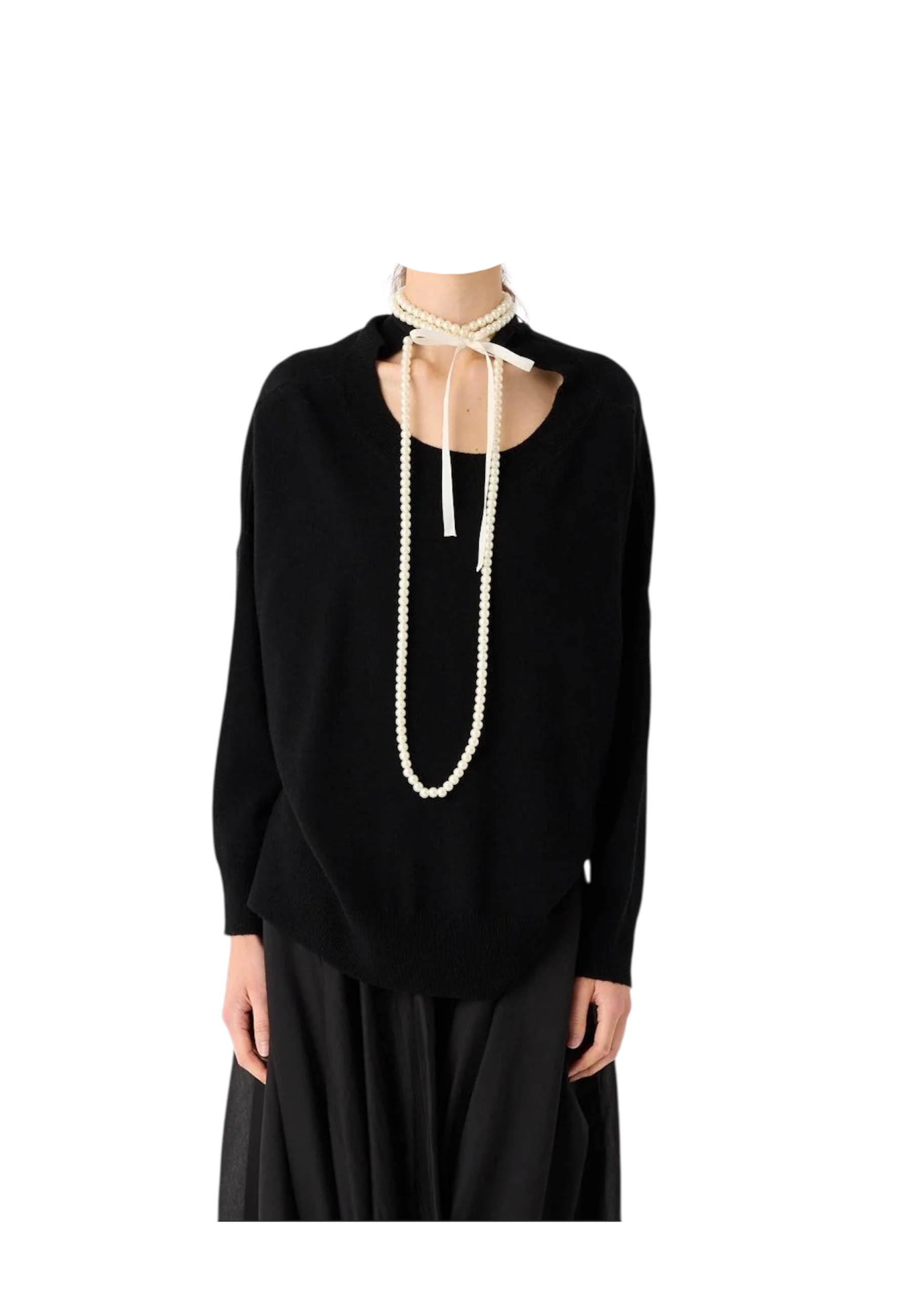 Maglia morbida Donna MEIMEIJ con accessorio 