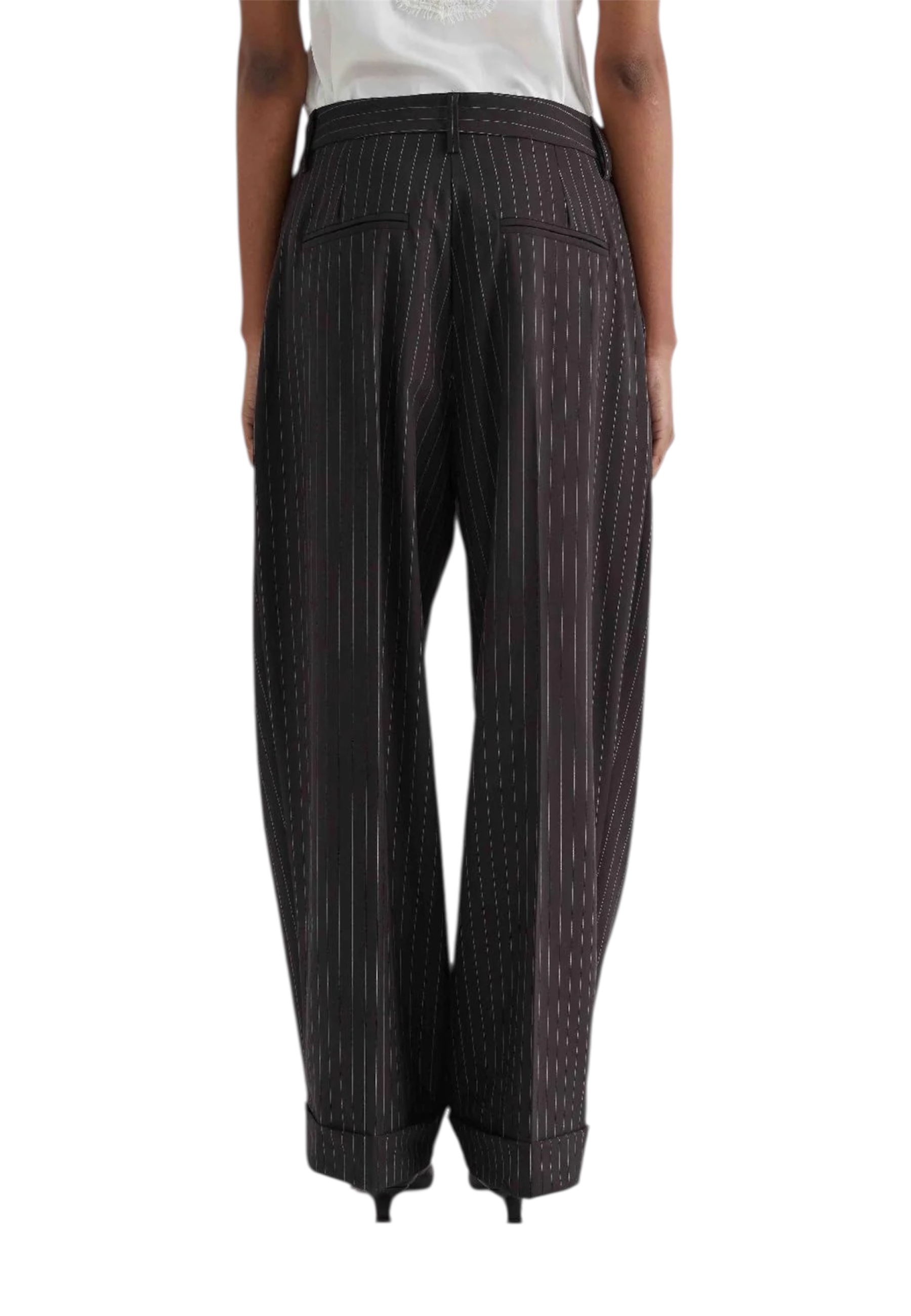 Pantalons avec pences Femmes Meimeij gessato