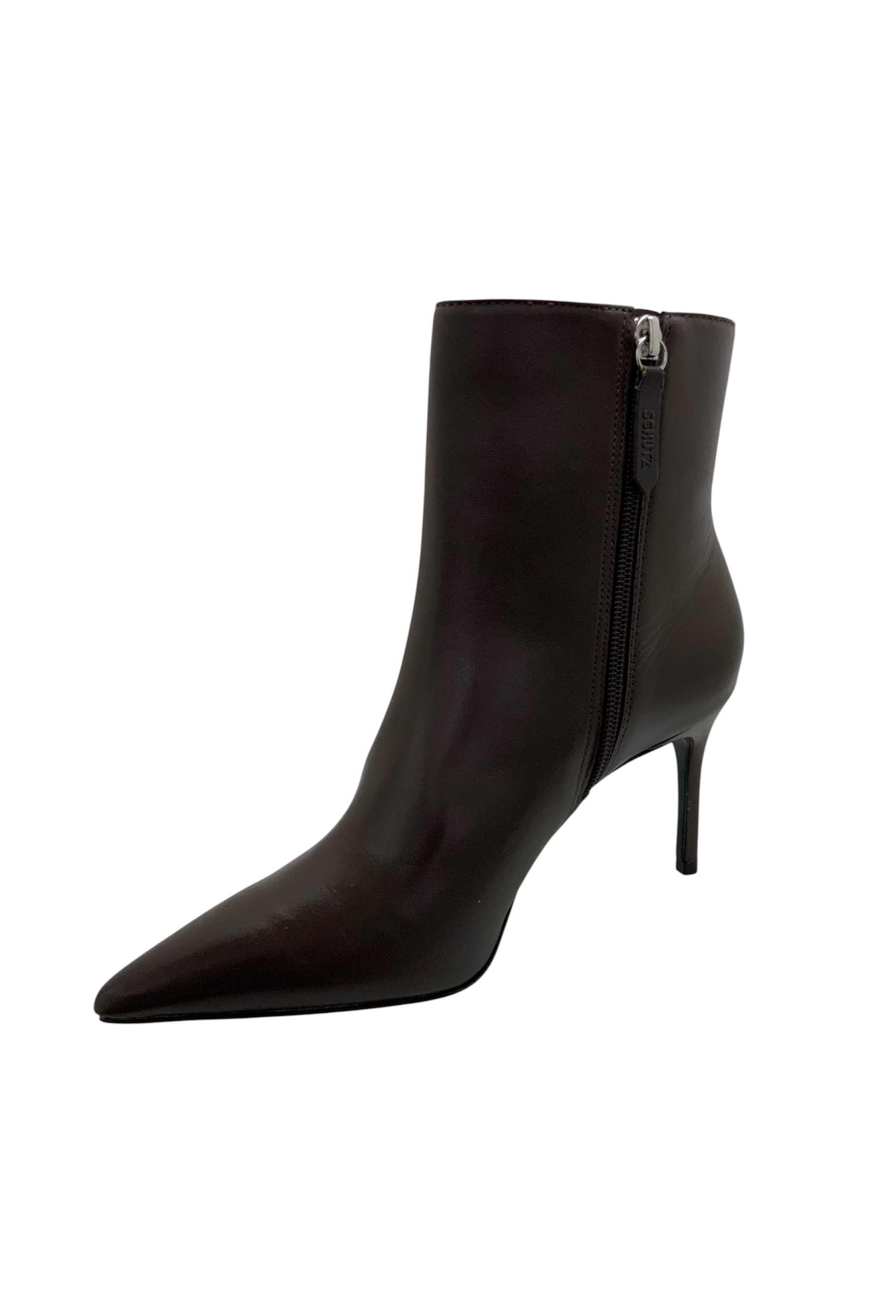 Bota de cuero de mujeres Schutz tacón 8 cm