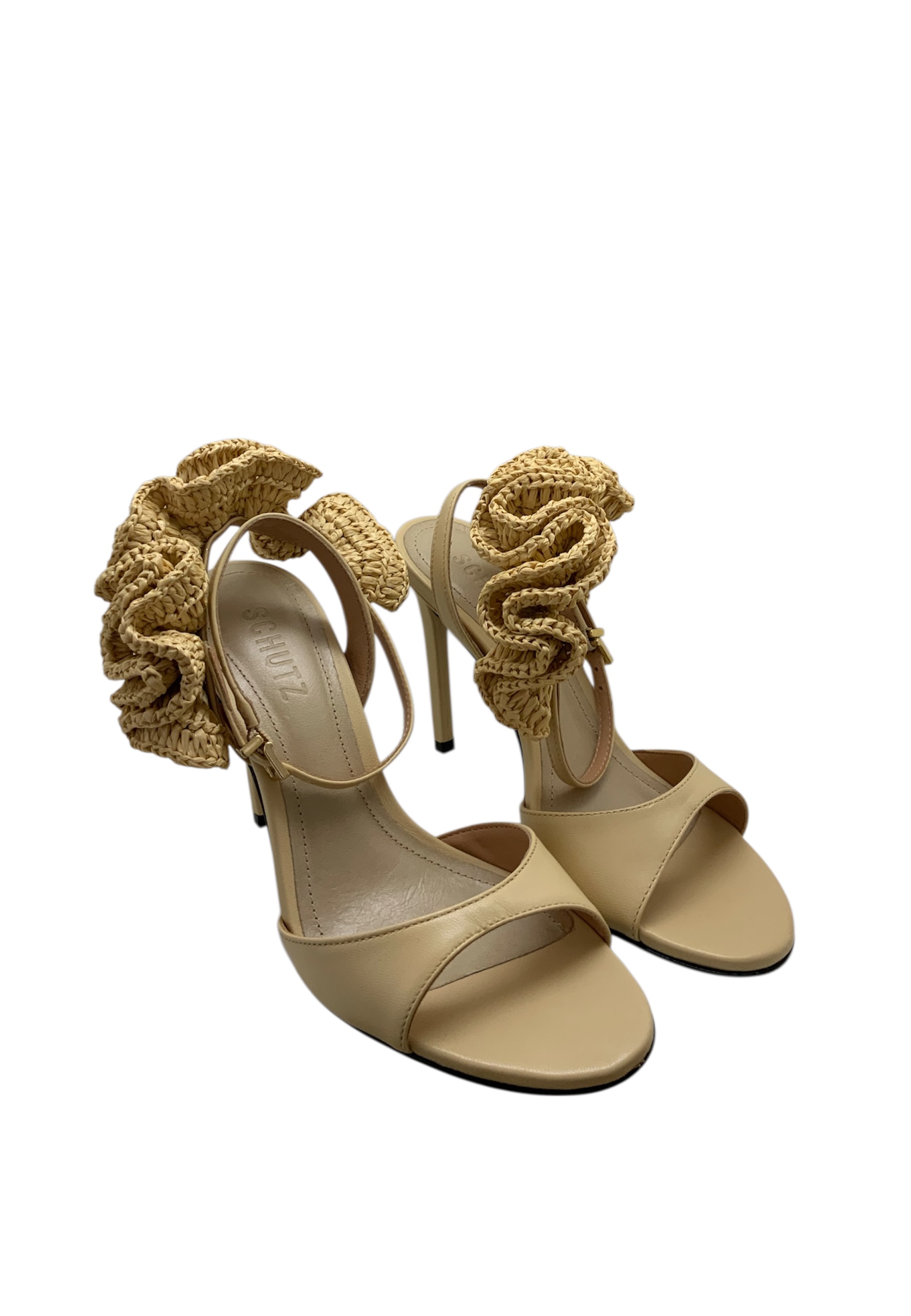 Sandalo tacco 11cm Donna SCHUTZ con accessorio in tessuto 
