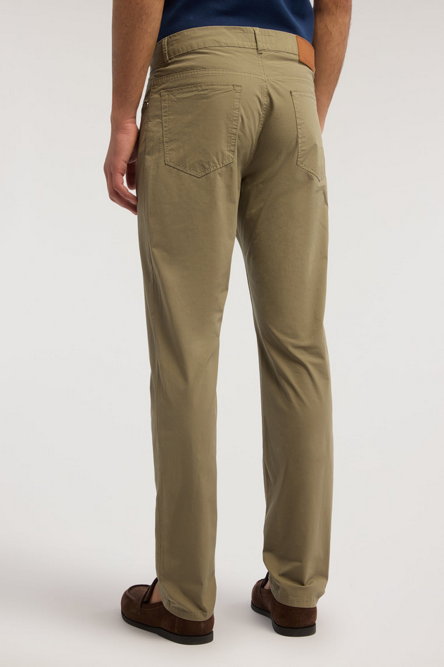 pantalone slim fit uomo dark green