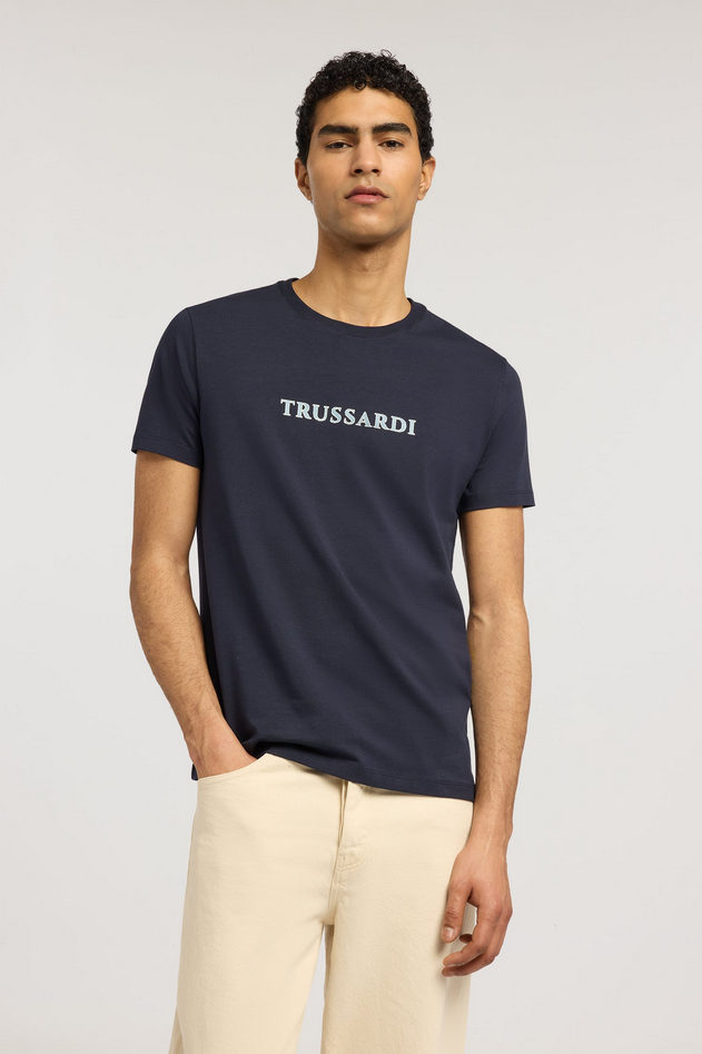 t-shirt man blue navy