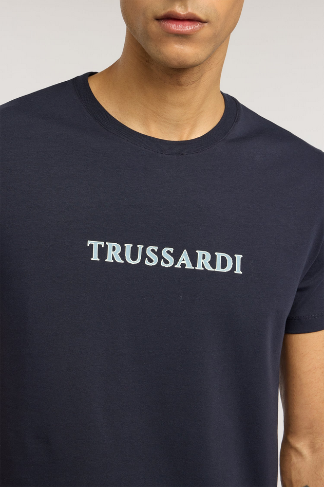 t-shirt man blue navy
