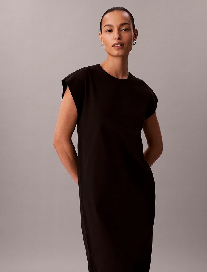 abito in jersey donna nero