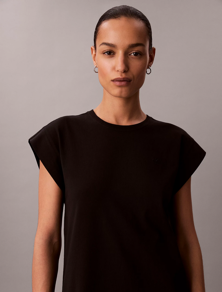 abito in jersey donna nero