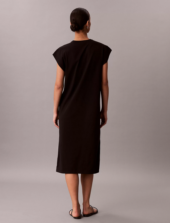 abito in jersey donna nero