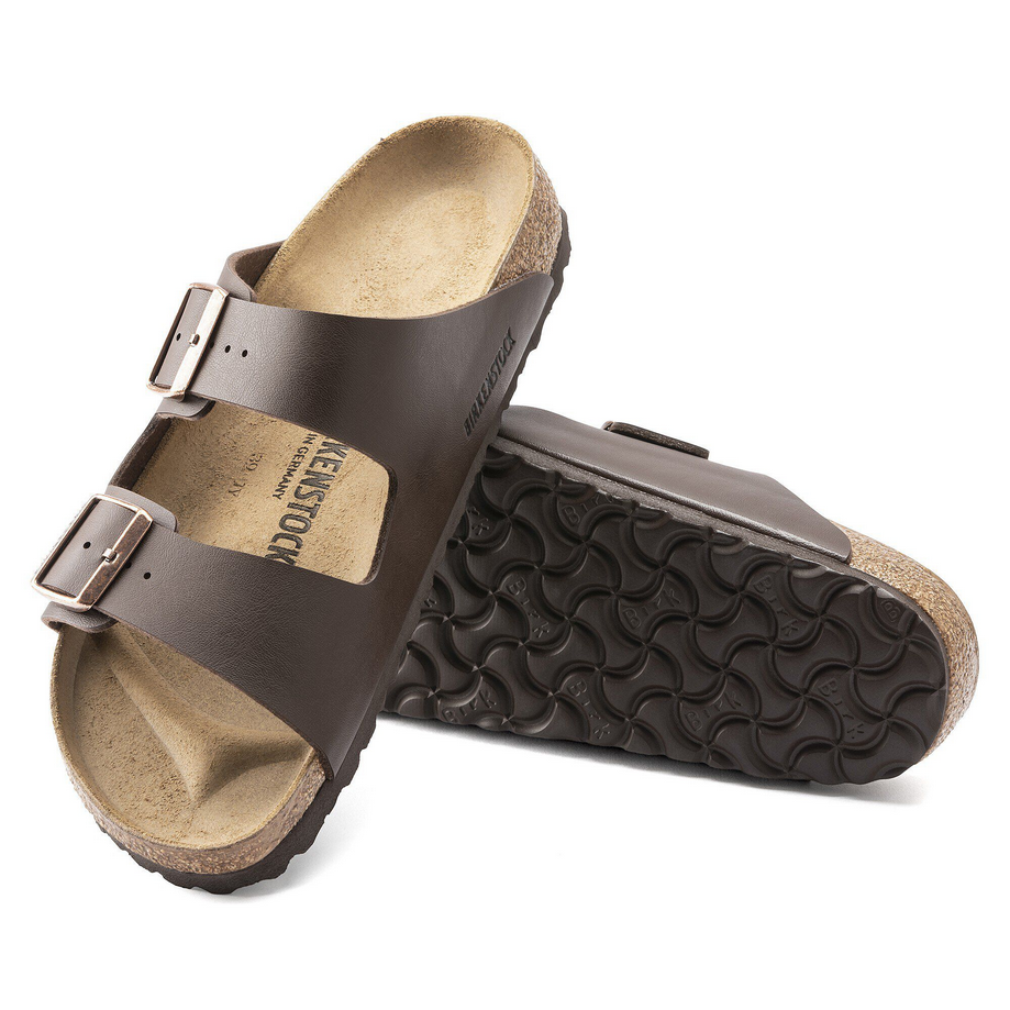 sandalo arizona unisex dark brown