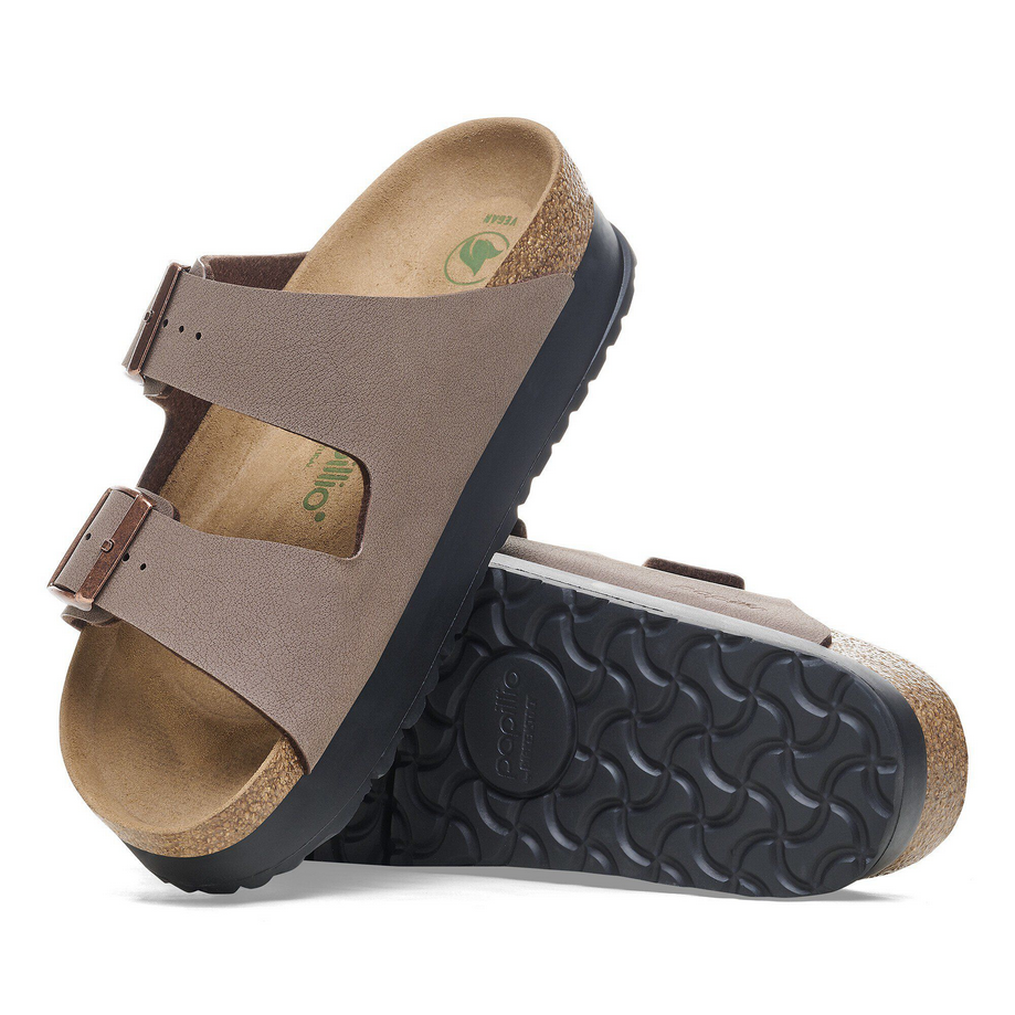 sandal arizona paltform woman mocca