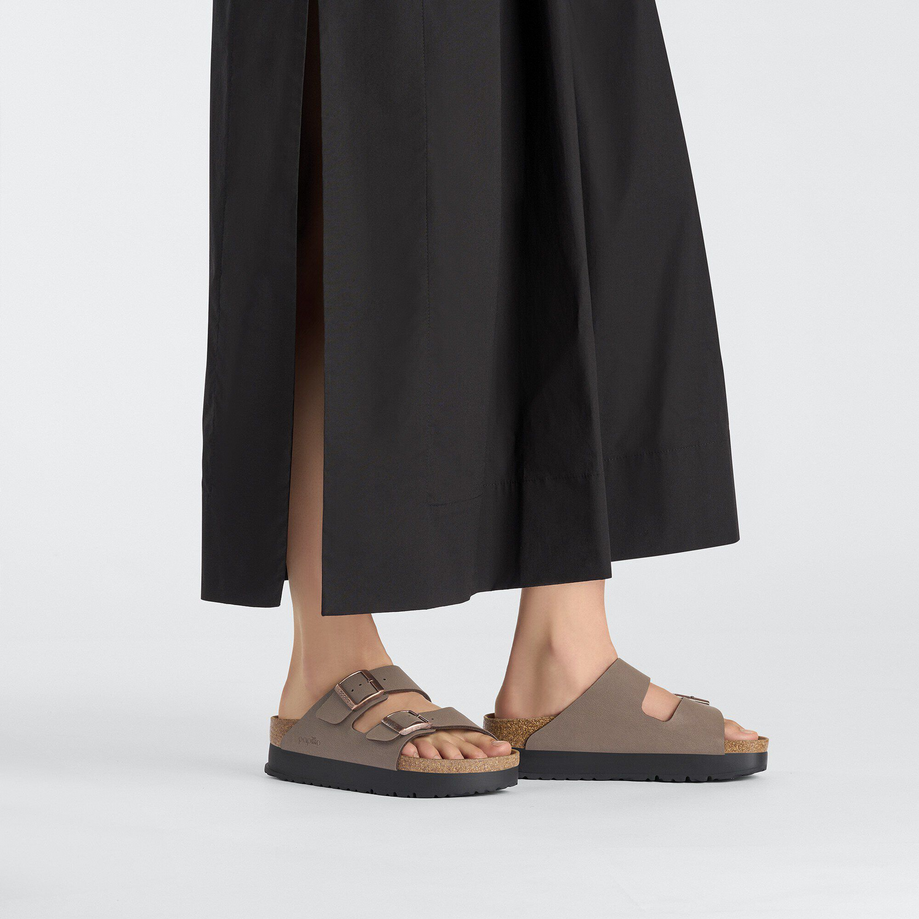 sandal arizona paltform woman mocca