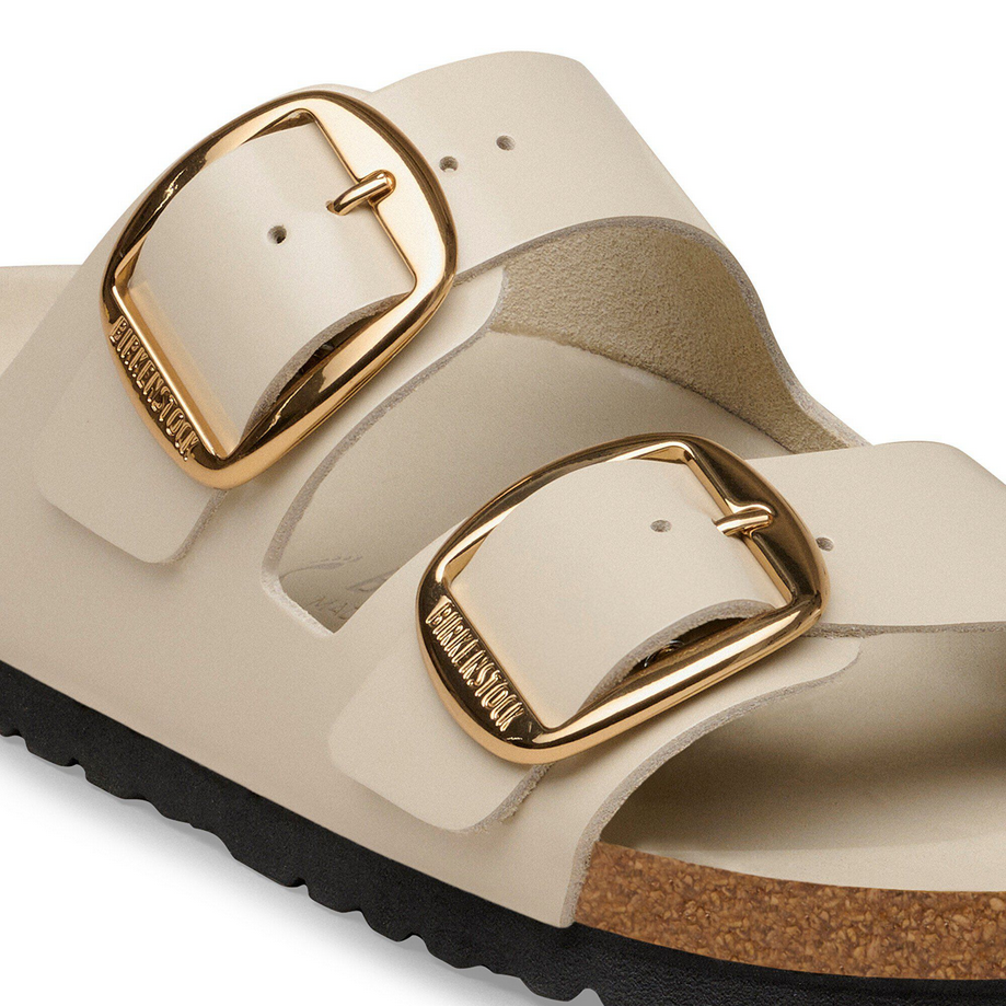 sandal arizona big buckle unisex shine oyster
