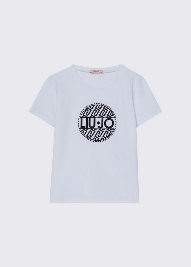 ensemble t-shirts et shoppers blanc