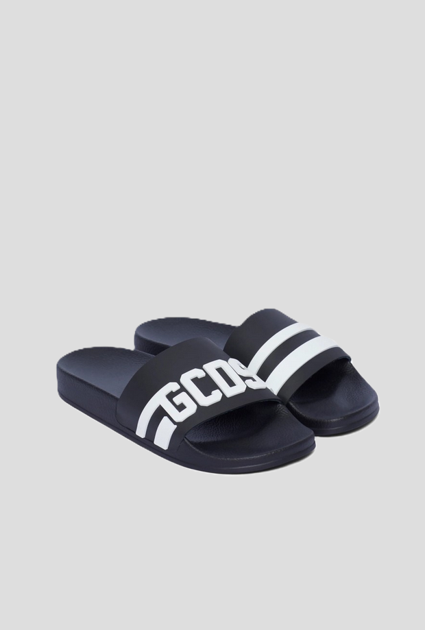 zwartwitte man slippers