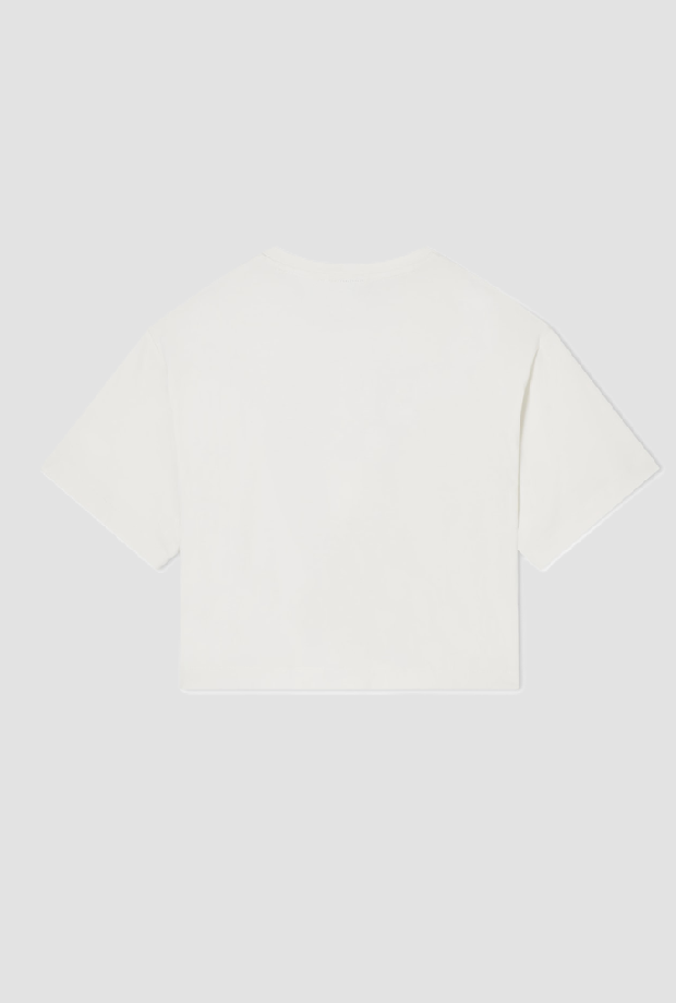 T-Shirt mit weißem Baby-Logo