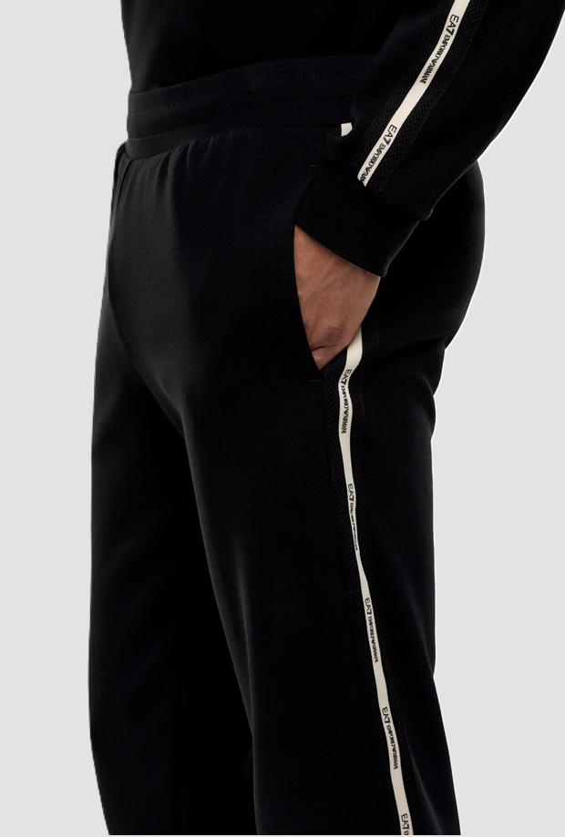 bragas pantalones hombres negro
