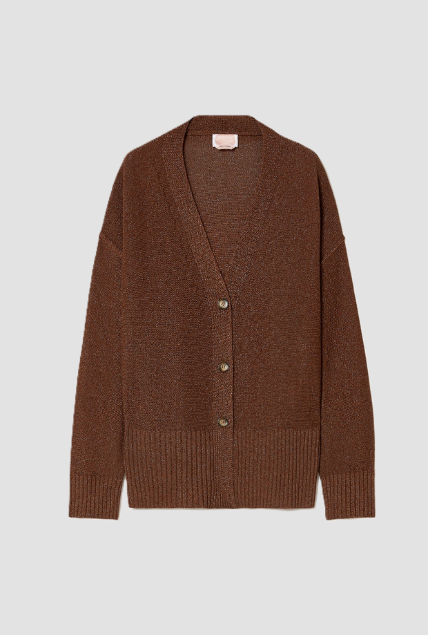 cardigan de punto mujer caramelo