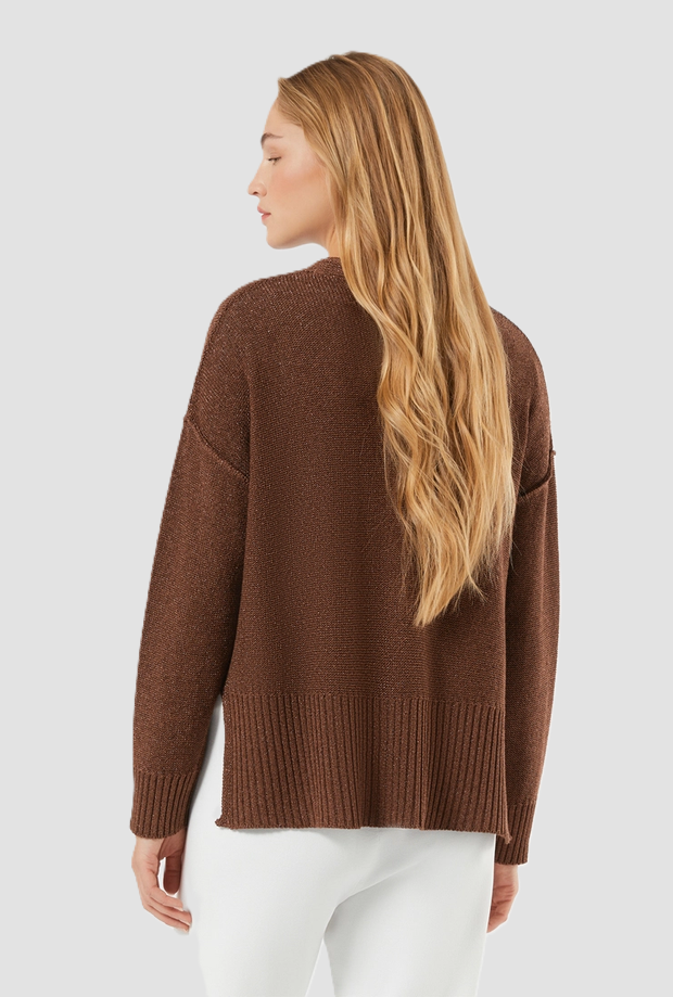 cardigan de punto mujer caramelo