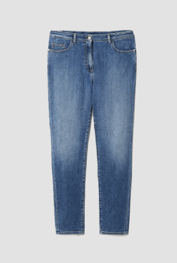 jeans slim fit woman blue