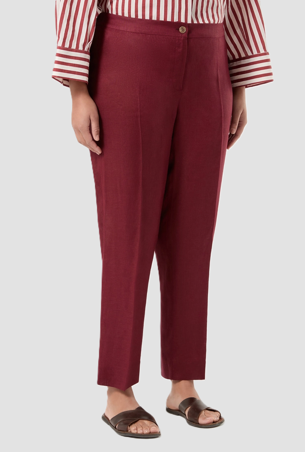 pantalone slim fit donna bourdeaux