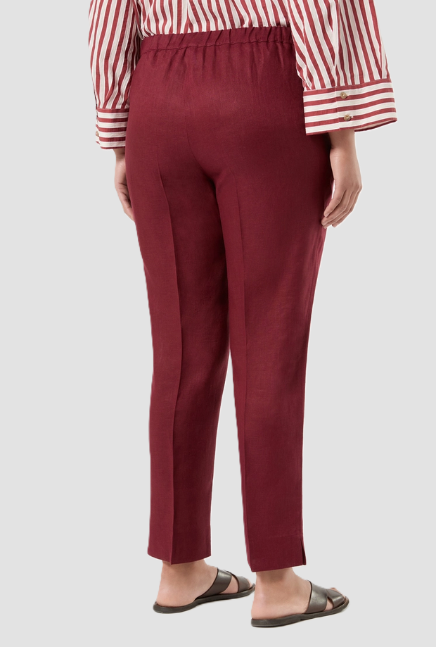 pantalone slim fit donna bourdeaux