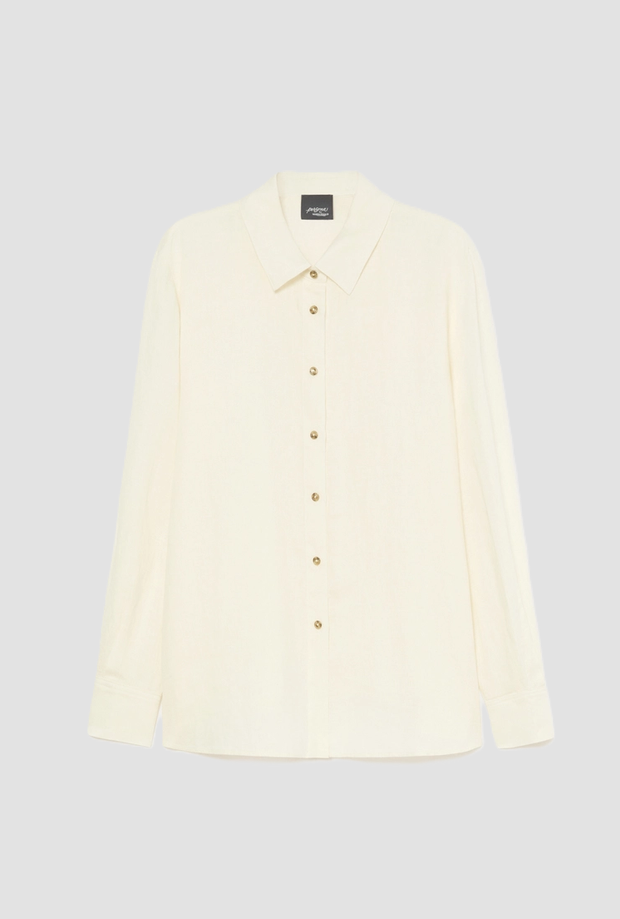 Camisa de ropa de mujer marfil