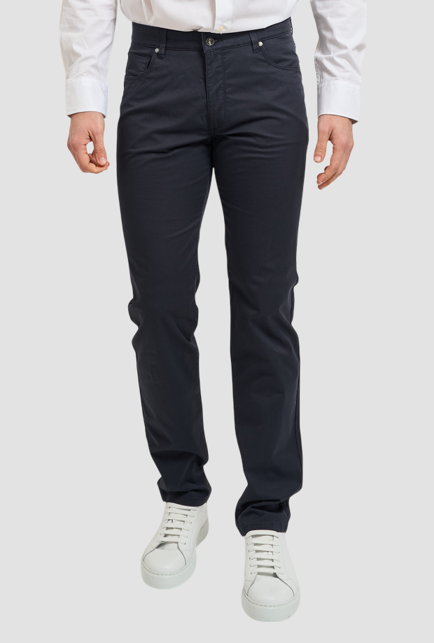 pantalones de hombre noche azul