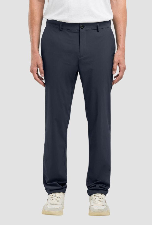 regular fit man blue trousers
