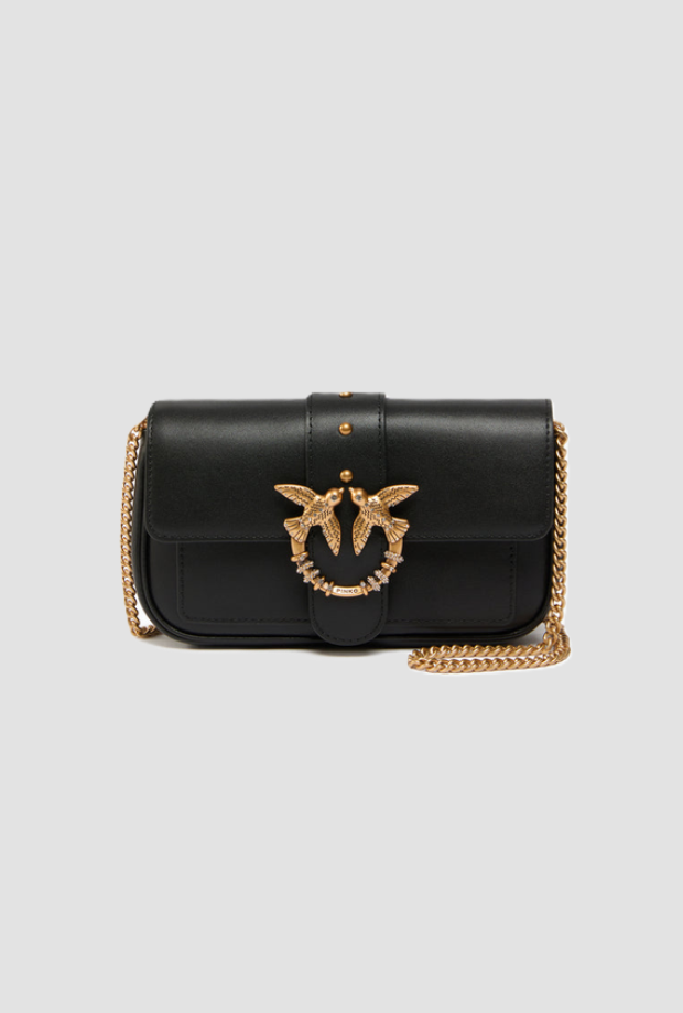 kleine Liebe Tasche Frau schwarz