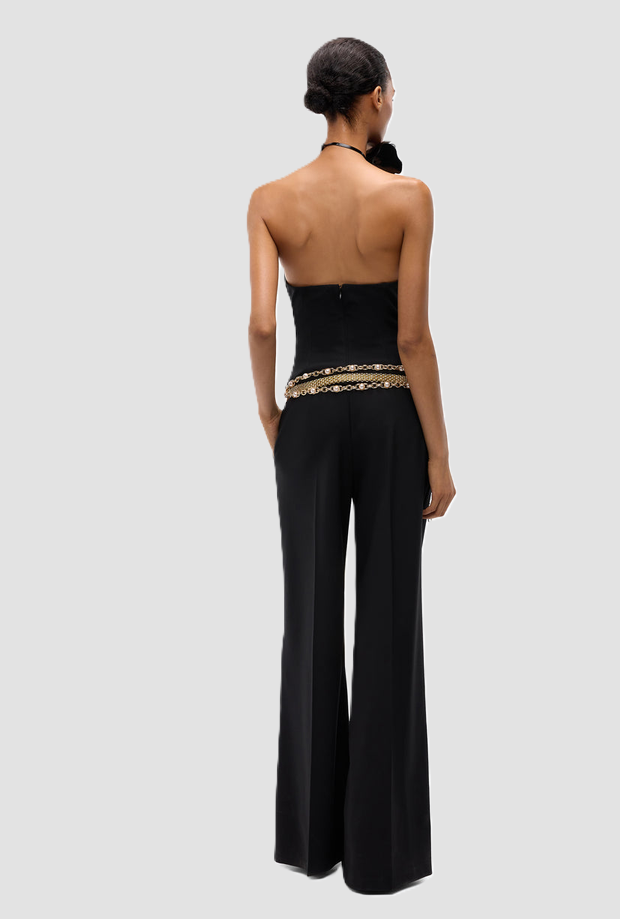 long suit with black woman bust