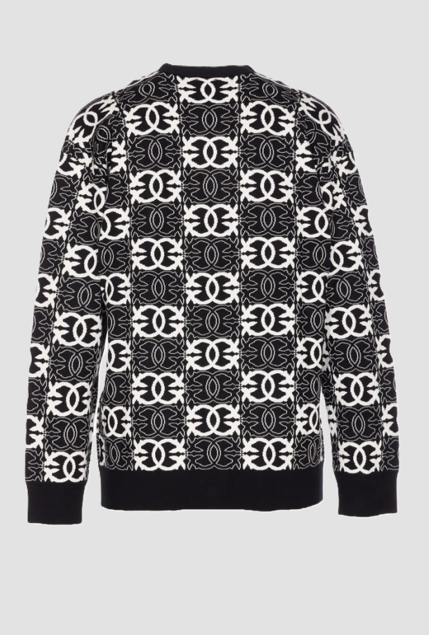 cardigan a v love Vögel schwarz-weiß Frau