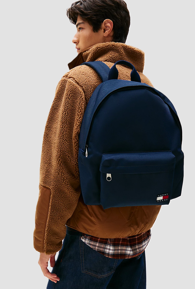 essential blue men's backpack