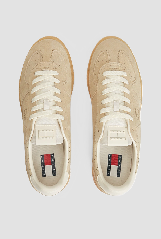 zapatos el hombre verde beige