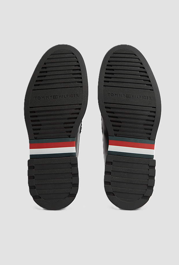 black man leather moccasin
