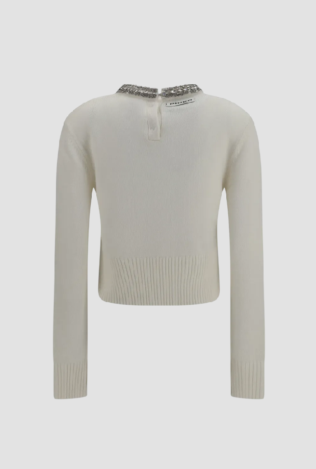 Trui met strass witte vrouw