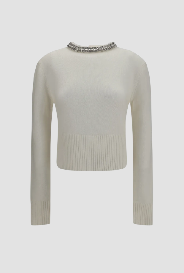 Trui met strass witte vrouw