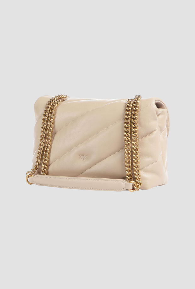 bolsa amor pájaros nueva hebilla mujer beige