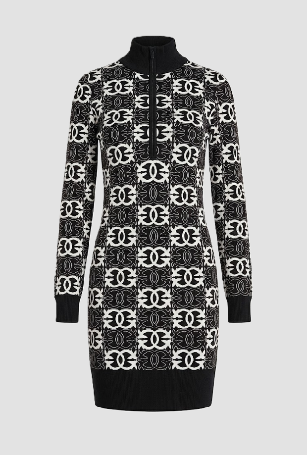 robe de femme noir-blanc reims