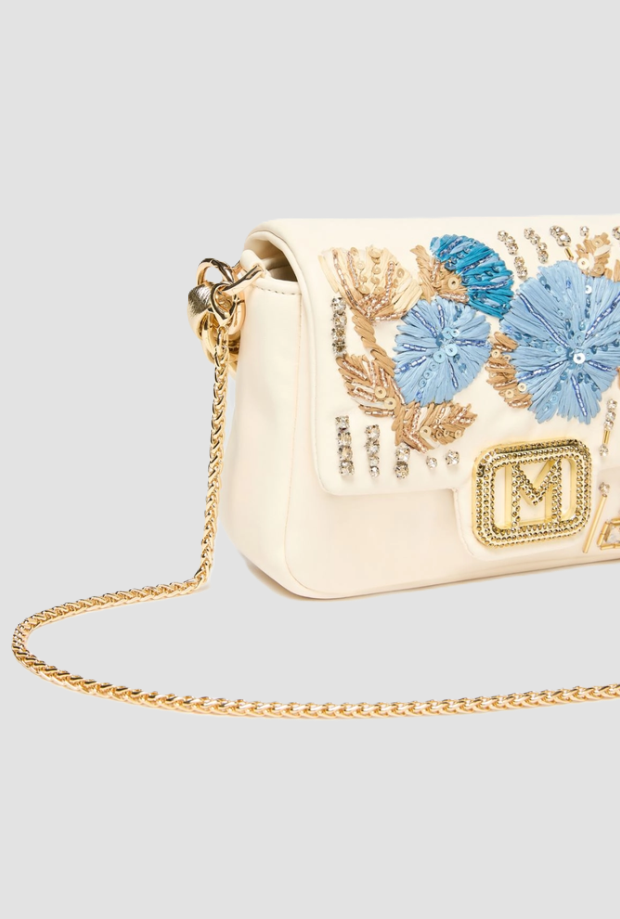 petit sac à muse avec broderie blanche