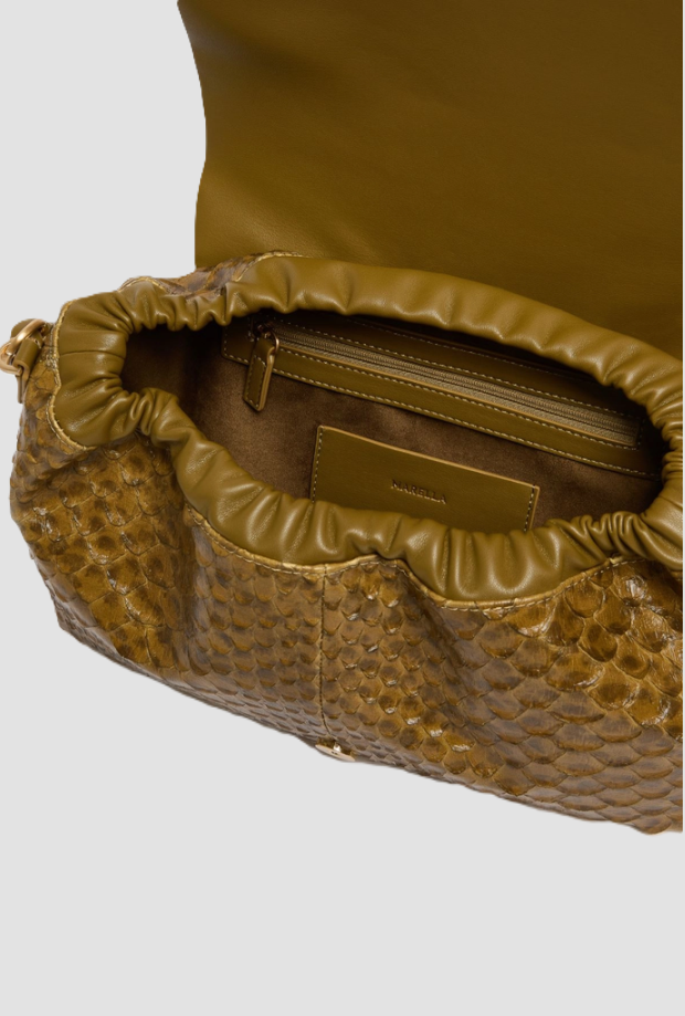 tasche die muses frau grün öl