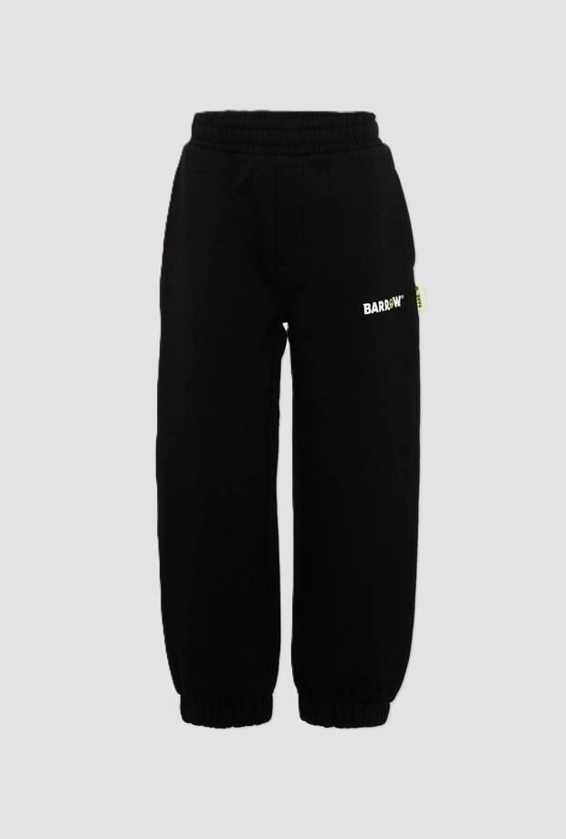 pantalones con logotipo de bebé negro