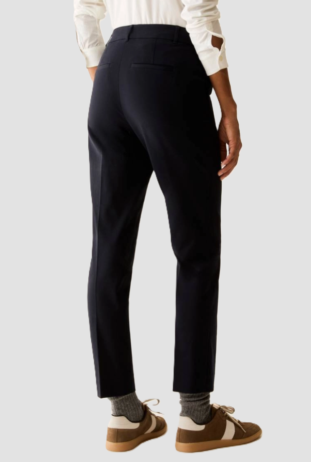 slim fit woman blue trousers