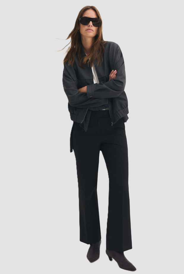 shorts straight leg woman black