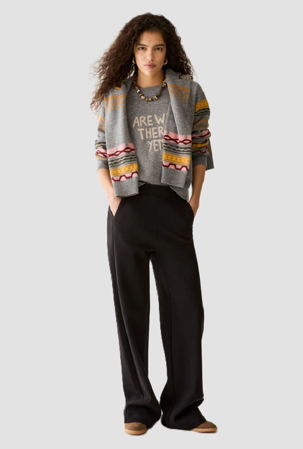 shorts wide leg woman black