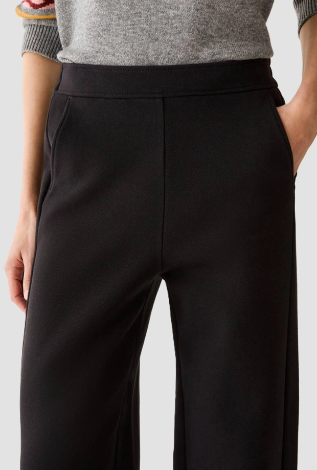 shorts wide leg woman black