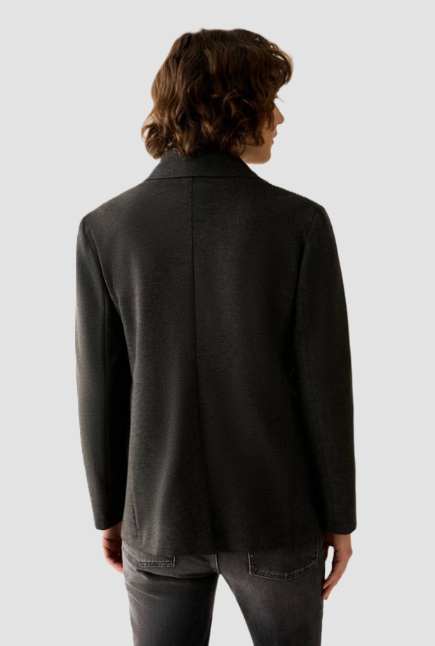 grey jersey jacket