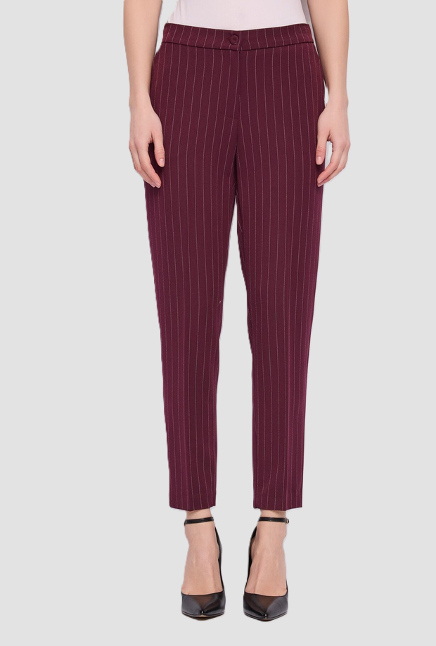 Red women's laced pants